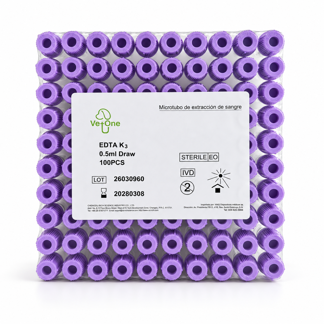 Microtubos de 0,5 ml